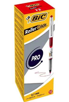 BIC LIQUID ROLLER PEN 537R 0.7MM RED